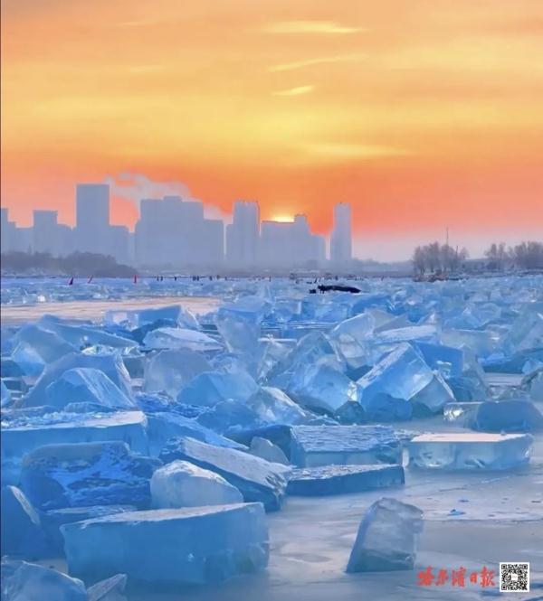 “钻石海”，属于哈尔滨的限定浪漫