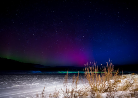 黑龙江漠河现绚丽极光 黑龙江漠河现绚丽极光