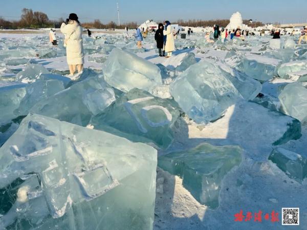 “钻石海”，属于哈尔滨的限定浪漫