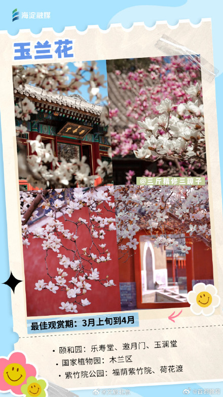 周末走起来！您有一份北京追花日历请查收
