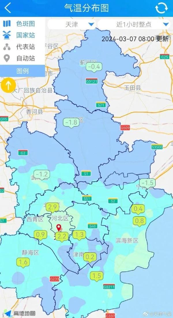 注意！天津市气象台刚刚发布→