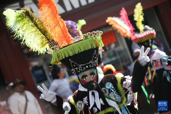 墨西哥霍奇米尔科:狂欢节游行 墨西哥霍奇米尔科:狂欢节游行