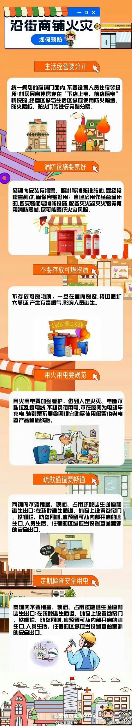 如何预防沿街店铺火灾? 如何预防沿街店铺火灾?