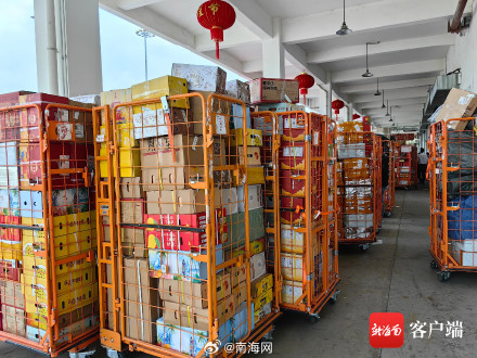 超1.5万吨!三亚凤凰国际机场春运货邮吞吐量创新高 超1.5万吨!三亚凤凰国际机场春运货邮吞吐量创新高