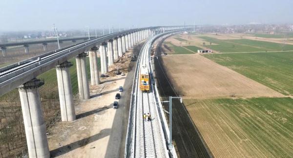 日兰高铁庄寨至兰考南段启动动态验收