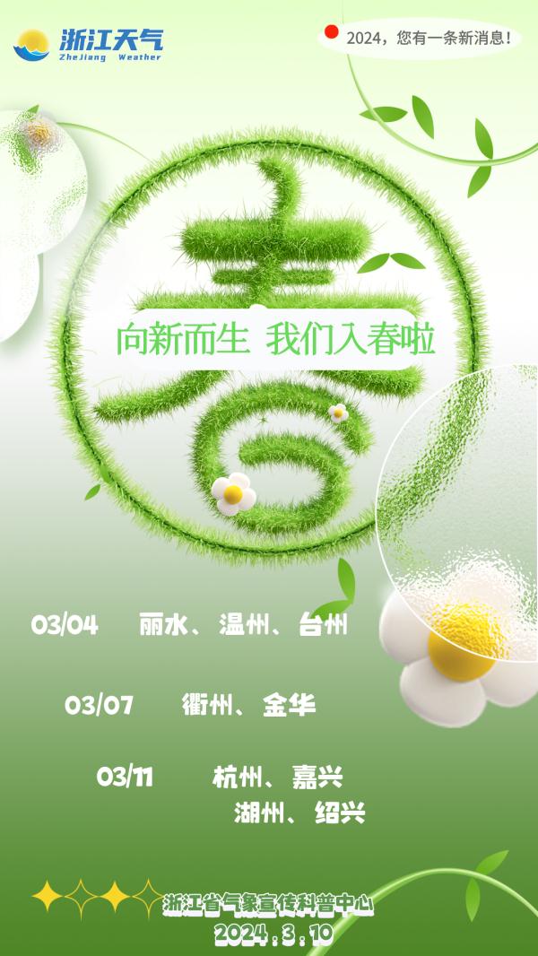 浙江多地官宣：明天入春！阳光余额不足，大转折就在今夜→
