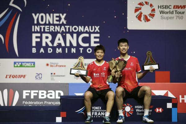 冯彦哲/黄东萍夺得法国羽毛球公开赛混双冠军 冯彦哲/黄东萍夺得法国羽毛球公开赛混双冠军