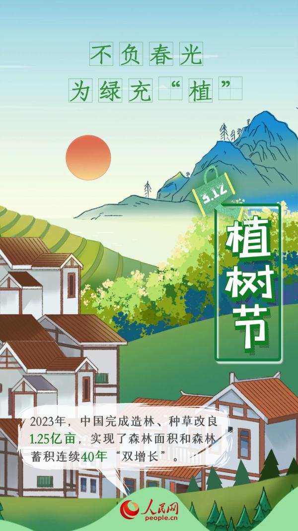 3·12植树节 | 林草兴则生态兴 为祖国添“绿” 3·12植树节 | 林草兴则生态兴 为祖国添“绿”