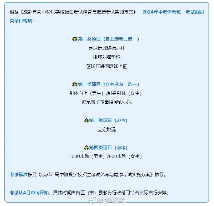 定了！今年成都中考体考恢复中长跑