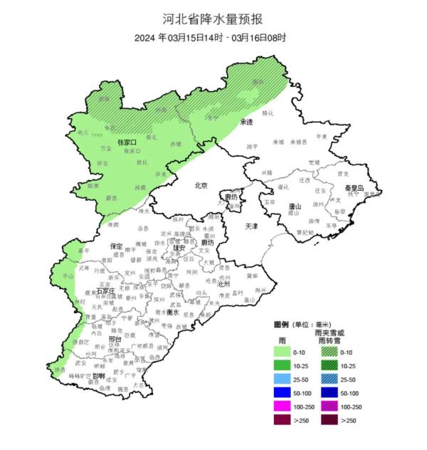 小雨或雨夹雪+阵风9级+降温9℃！河北这个周末有冷空气……