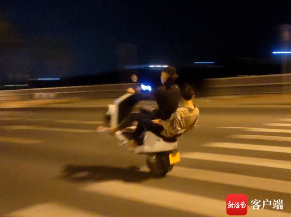 组队飙车“翘头”耍酷，三亚交警：出动！