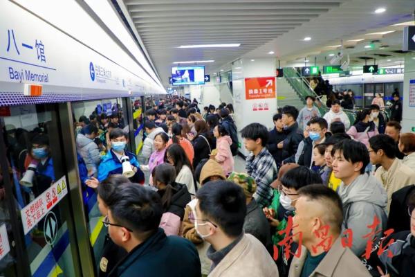 16亿人次!南昌地铁线网总客流迎来新突破 16亿人次!南昌地铁线网总客流迎来新突破