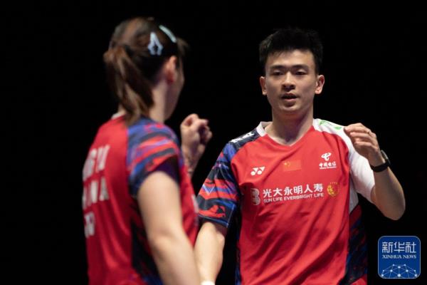 全英羽毛球公开赛：郑思维/黄雅琼晋级混双决赛