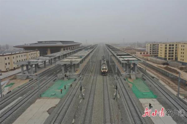 甘肃这段铁路进入通车倒计时! 甘肃这段铁路进入通车倒计时!