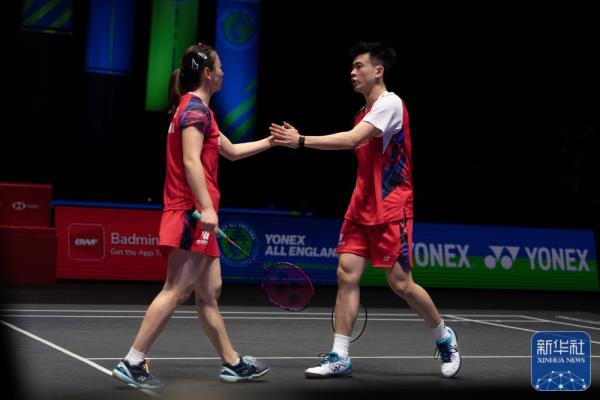 全英羽毛球公开赛：郑思维/黄雅琼晋级混双决赛