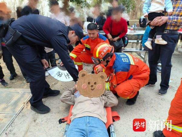 不吃早餐登圌山，女游客突发低血糖