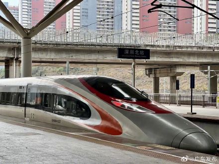今起广深港高铁“灵活行”延长至深圳北站