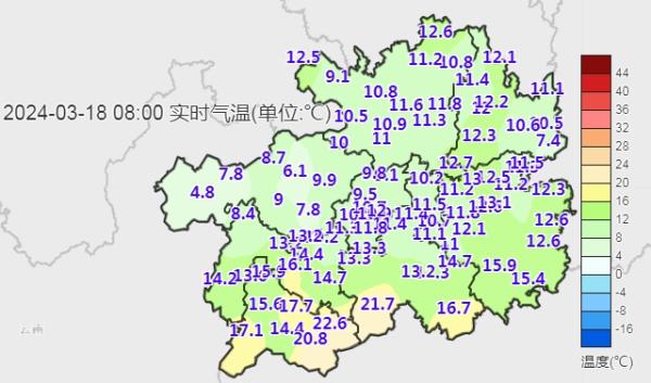 未来三天，贵州气温上升！大部分地区将冲破20℃
