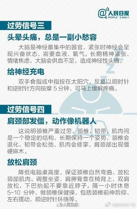 危险!你必须知道的15个过劳信号 危险!你必须知道的15个过劳信号