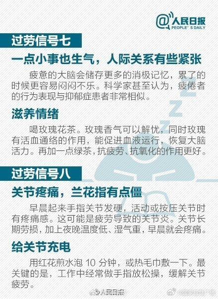 危险!你必须知道的15个过劳信号 危险!你必须知道的15个过劳信号