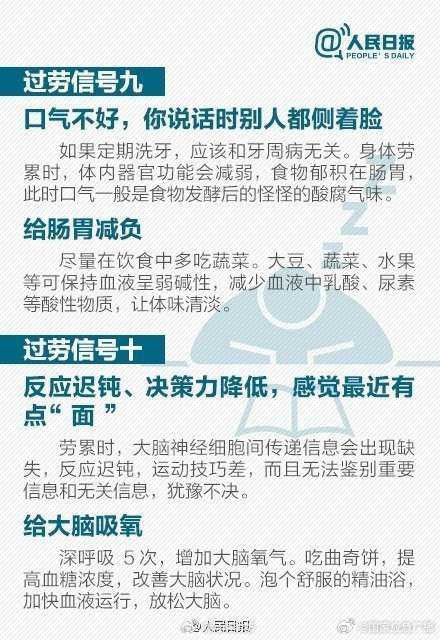 危险!你必须知道的15个过劳信号 危险!你必须知道的15个过劳信号