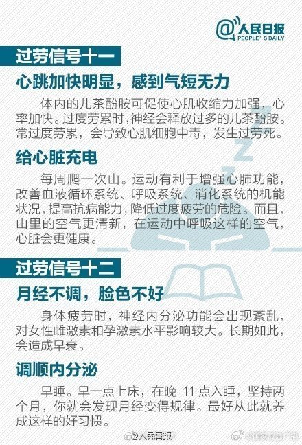 危险!你必须知道的15个过劳信号 危险!你必须知道的15个过劳信号