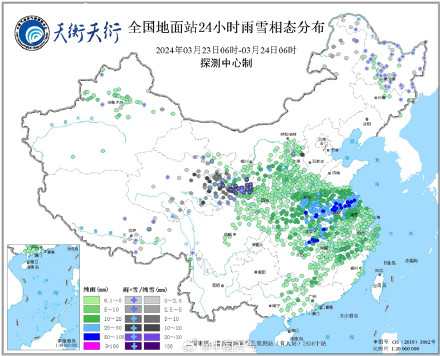 长江中下游地区现较强降雨和强对流 24小时最大累积降水超140毫米
