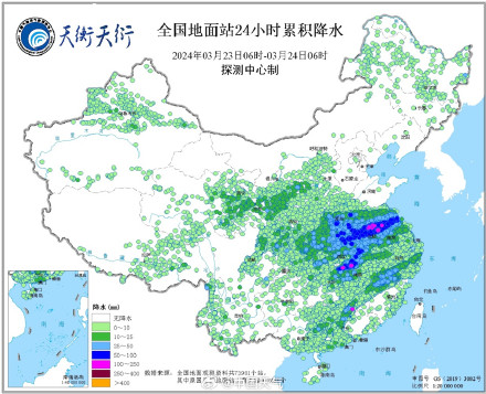 长江中下游地区现较强降雨和强对流 24小时最大累积降水超140毫米