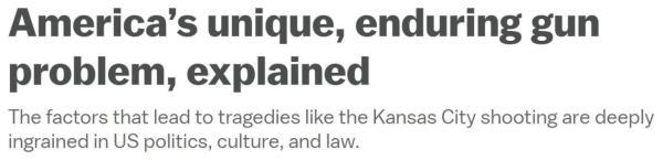 美国儿童涉枪伤亡创新高 美国儿童涉枪伤亡创新高