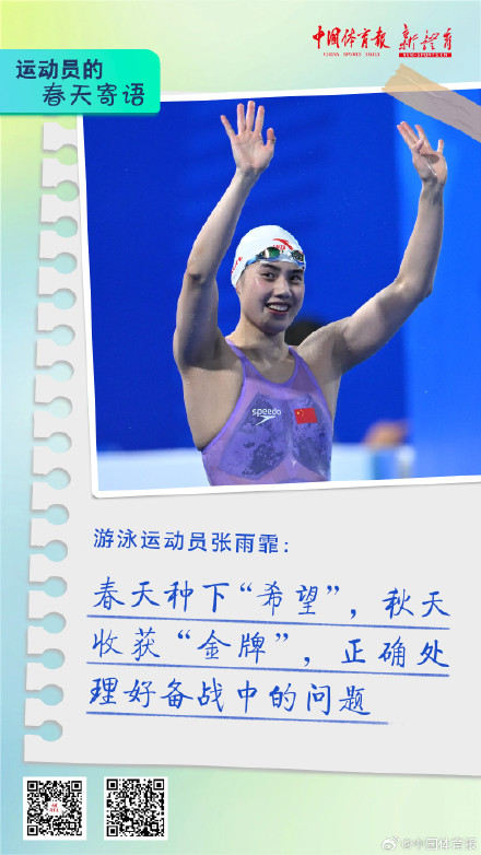 运动员的春天寄语