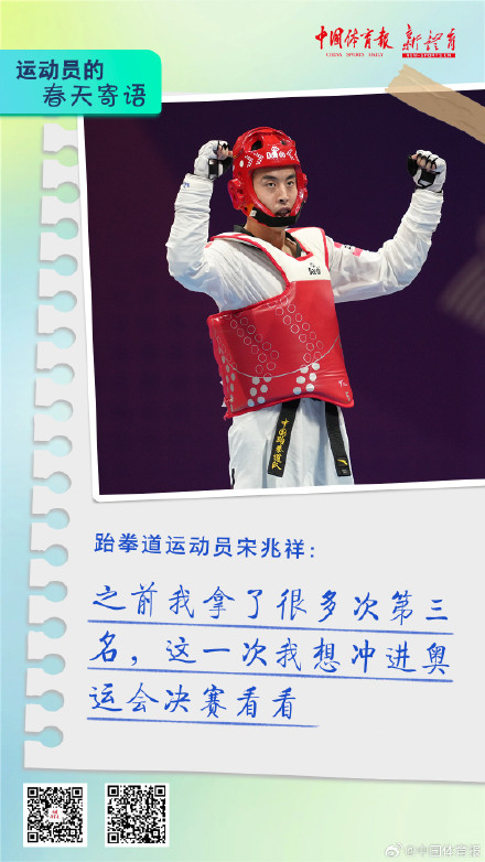 运动员的春天寄语