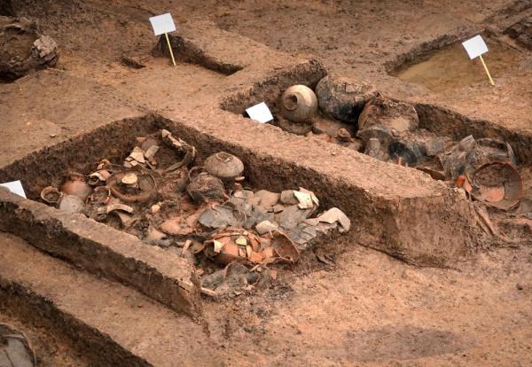 新华全媒+丨走近河南永城王庄遗址 新华全媒+丨走近河南永城王庄遗址