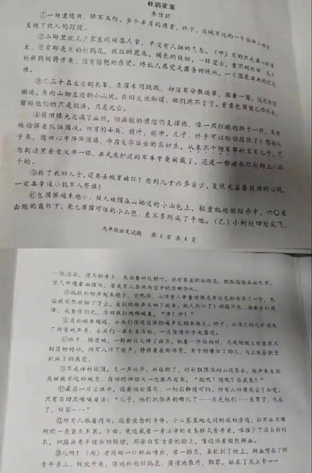 语文试卷出现“美化侵华日军”内容，教研员、区教科院院长被停职