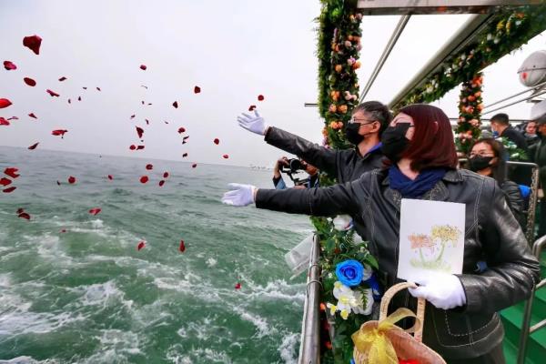 北京市30年撒海安葬逝者骨灰3.4万份 北京市30年撒海安葬逝者骨灰3.4万份