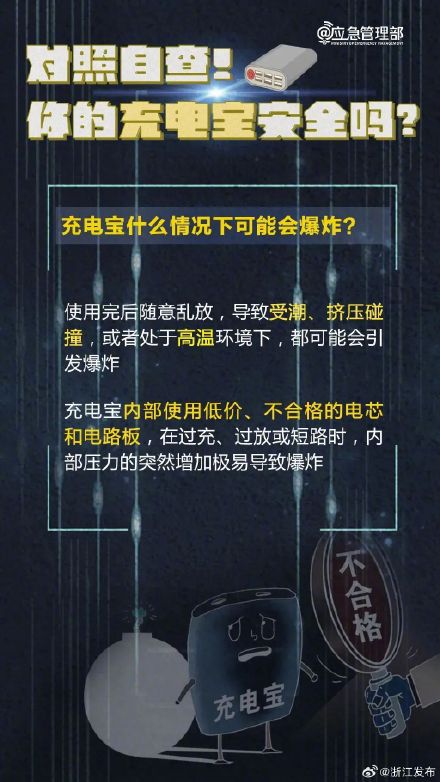 对照自查!你的充电宝安全吗? 对照自查!你的充电宝安全吗?