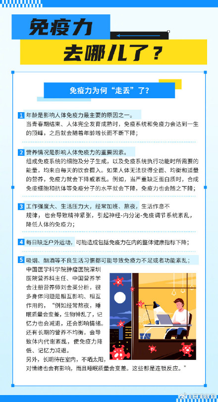 来看看免疫力低下都有哪些信号 ？