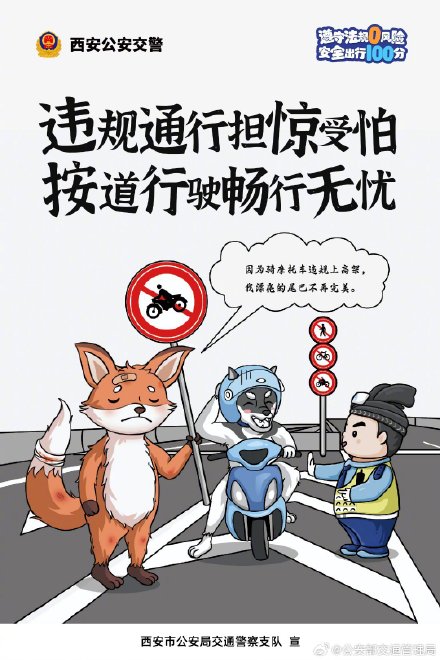 这组交通安全海报一定要转给小朋友