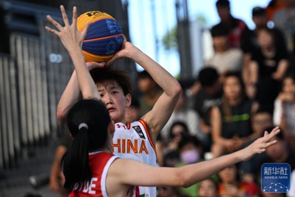 三人篮球丨亚洲杯小组赛:中国队胜新加坡队 三人篮球丨亚洲杯小组赛:中国队胜新加坡队