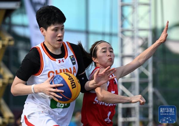 三人篮球丨亚洲杯小组赛:中国队胜新加坡队 三人篮球丨亚洲杯小组赛:中国队胜新加坡队