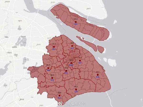 “阳春三月,要中暑了!”上海一片全红 今天还有神奇的一幕 “阳春三月,要中暑了!”上海一片全红 今天还有神奇的一幕