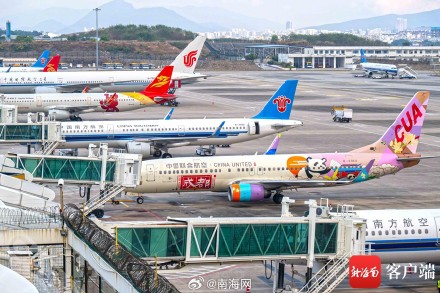 海南岛内三大机场夏秋航季预计执行航班超21万架次