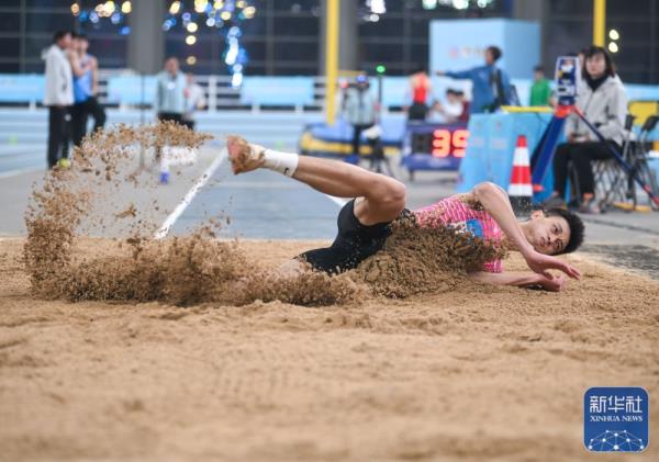 全国室内田径锦标赛丨男子三级跳远赛况 全国室内田径锦标赛丨男子三级跳远赛况