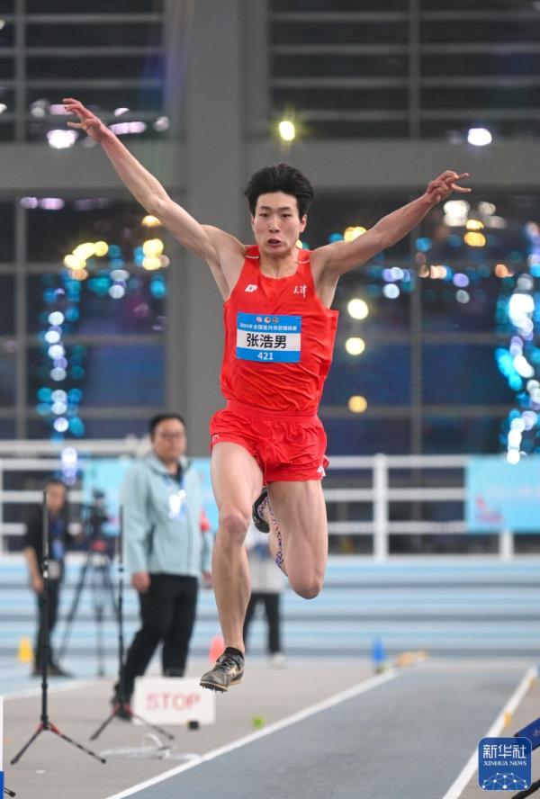 全国室内田径锦标赛丨男子三级跳远赛况 全国室内田径锦标赛丨男子三级跳远赛况