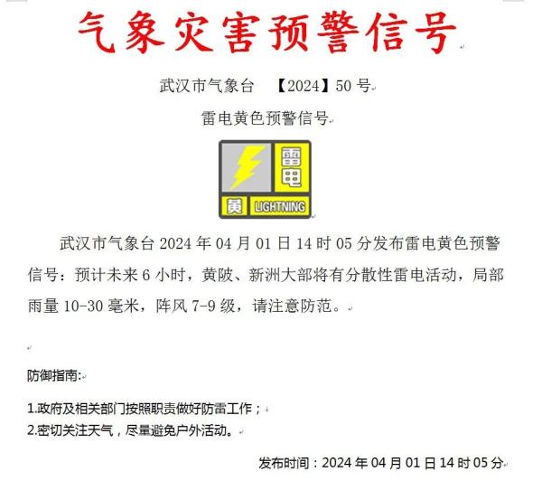 武汉突然天黑、电闪雷鸣！强对流来了