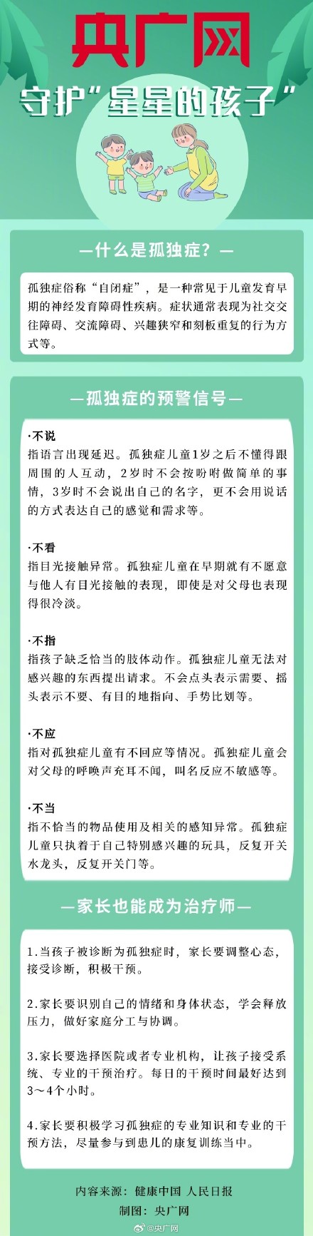 守护“星星的孩子”！家长也能成为孤独症治疗师