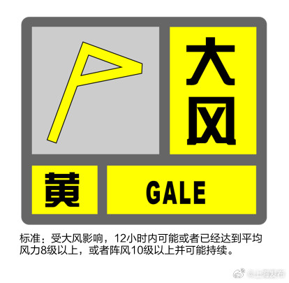 目前上海大风雷电双黄预警高挂,请注意防范 目前上海大风雷电双黄预警高挂,请注意防范