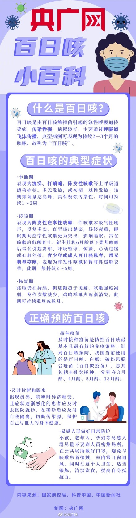 一图了解如何有效预防百日咳 一图了解如何有效预防百日咳