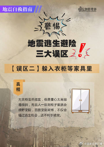 台湾连发3次地震 转存！这是一个很全面的地震自救指南