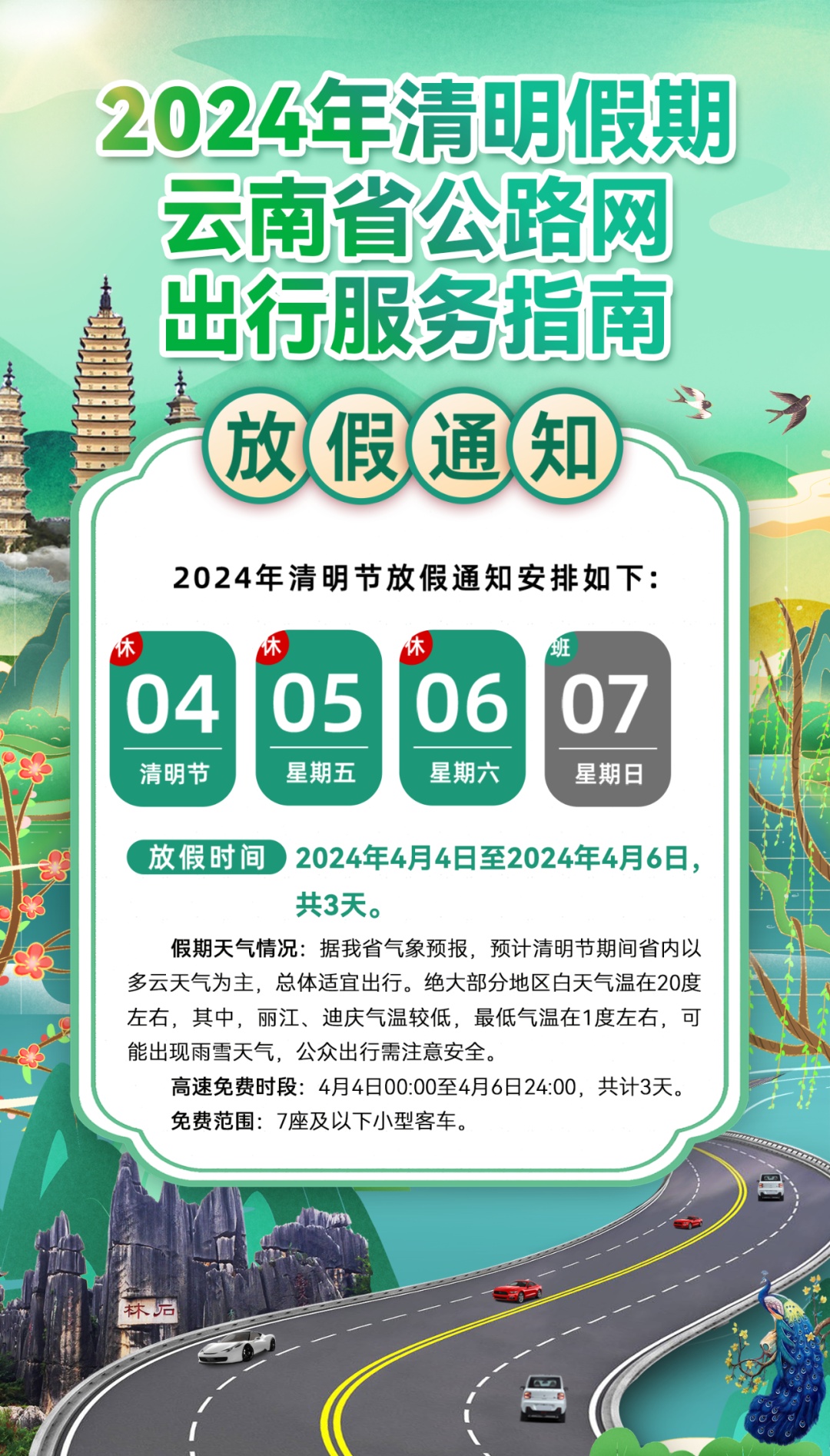 降水、大风、强对流!云南一地甚至有雨夹雪!三天小长假,天气情况…… 降水、大风、强对流!云南一地甚至有雨夹雪!三天小长假,天气情况……