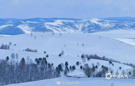 内蒙古呼伦贝尔再遇降雪 大地空灵广阔 内蒙古呼伦贝尔再遇降雪 大地空灵广阔